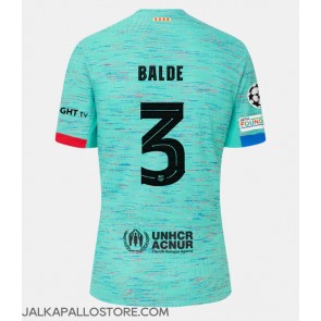 Barcelona Alejandro Balde #3 Kolmaspaita 2023-24 Lyhythihainen